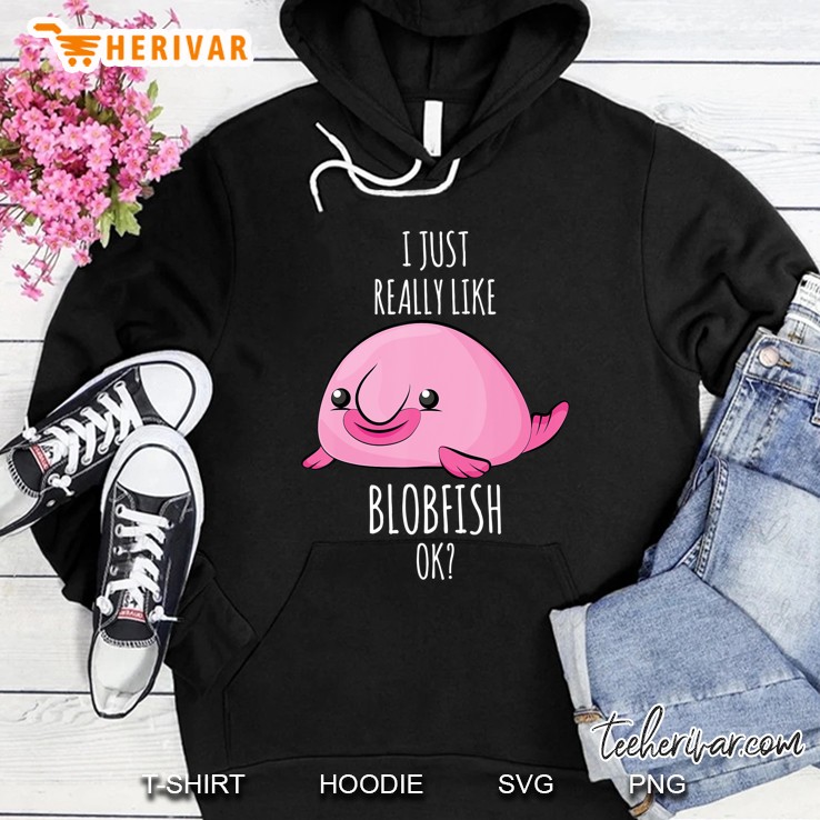 Blobfish Or Fathead Shirt For Creatures Lovers Hoodie