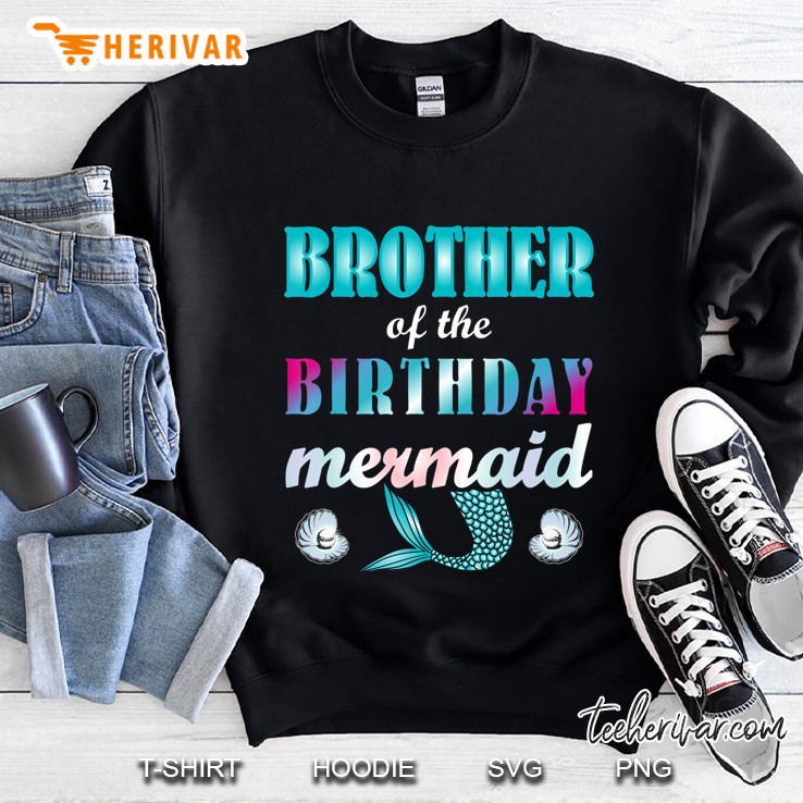 Brother Of The Birthday Mermaid Kids Costume Boys Men Merman Mugs