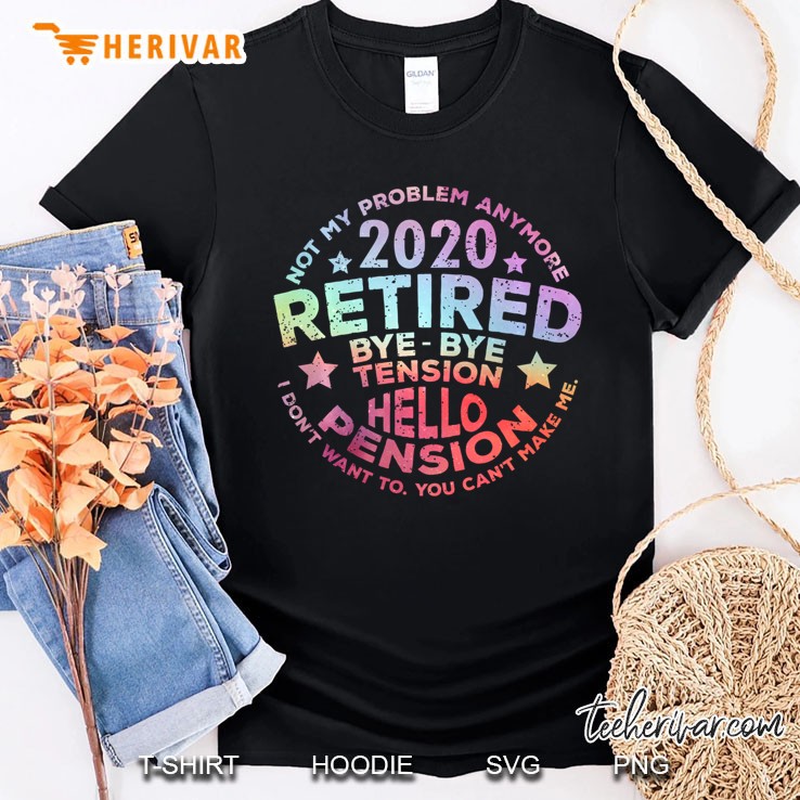 Cool 2020 Retired Shirt Funny Retiree Gag Gift Retirement Shirt