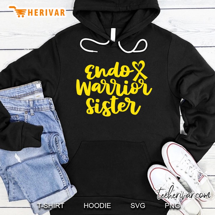 Endo Warrior Sister - Endometriosis Awareness Fighter Hoodie