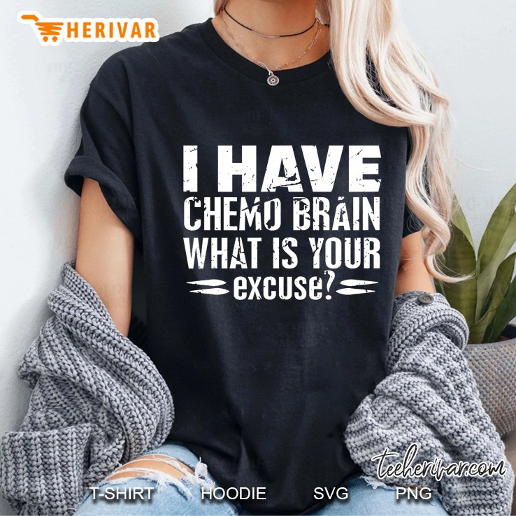 Funny Cancer Sucks Tee Shirt - I Have Chemo Brain Joke Ladies Tee