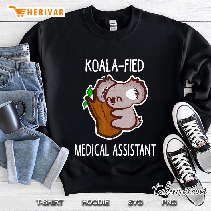 Funny Koala-Fied Ma Medical Assistant Clinical Gift Sweatshirt