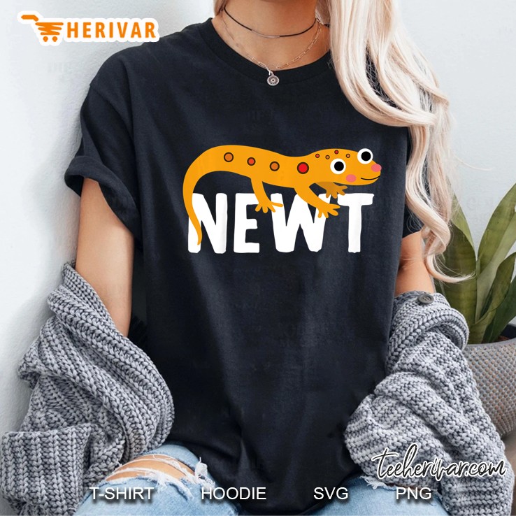 Kids New For Boys Or Girls Cute Newt Gift Hoodie