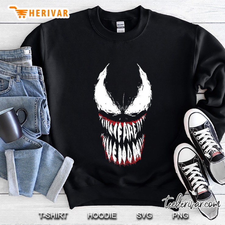 Marvel Venom Face Logo Grin Sweatshirt