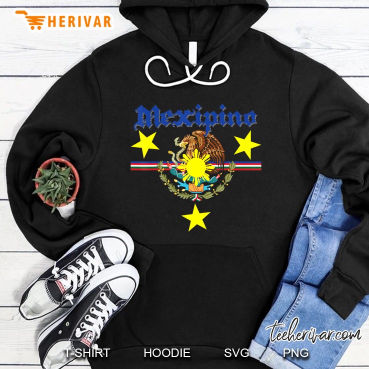 Mexipino Shirt Filipino And Mexican Pride Mexico Pi Hoodie