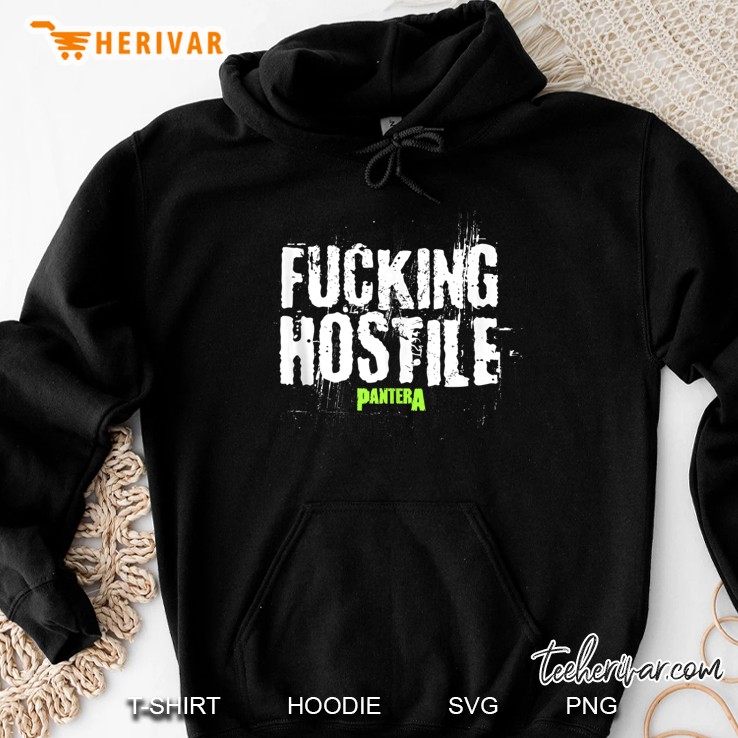 Pantera Official F-Ing Hostile Tank Top Hoodie