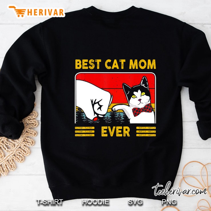 Retro Vintage Best Cat Mom Ever Mother's Day Gifts Mugs