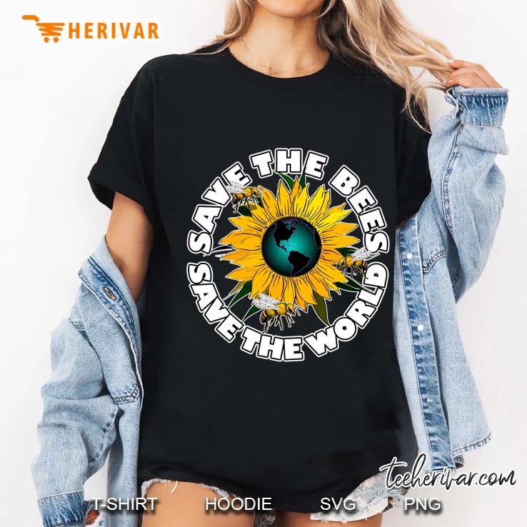 Save The Bees World Earth Day Shirt Beekeeping Hoodie