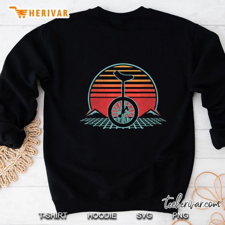 Unicycle Retro Vintage 80S Style Gift Sweatshirt