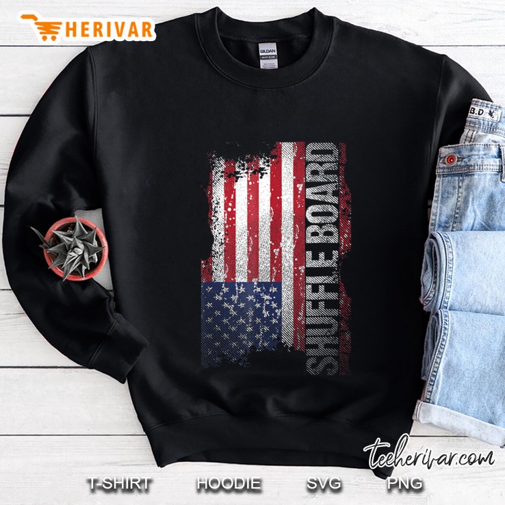 Usa Flag Shuffleboard Sweatshirt