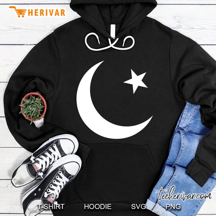 White Star Crescent Pakistan Turkey Flag 14 August Retro Dna Hoodie