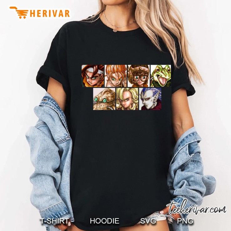 Chrono Trigger Portraits Slim Fit Ladies Tee