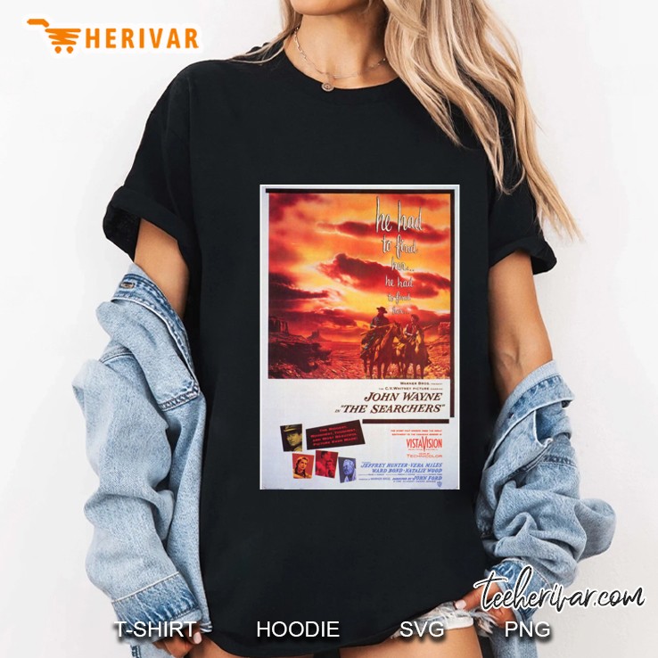 Classic Movie Poster - The Searchers Classic Ladies Tee
