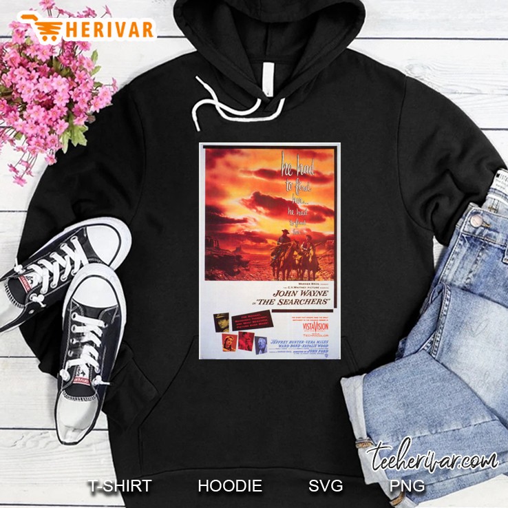 Classic Movie Poster - The Searchers Classic Hoodie