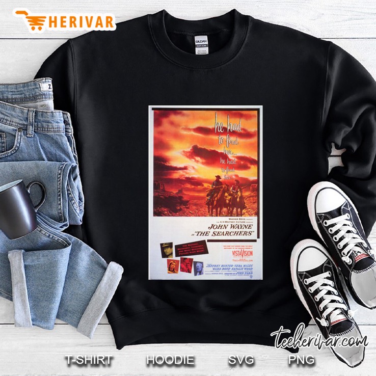Classic Movie Poster - The Searchers Classic Sweatshirt