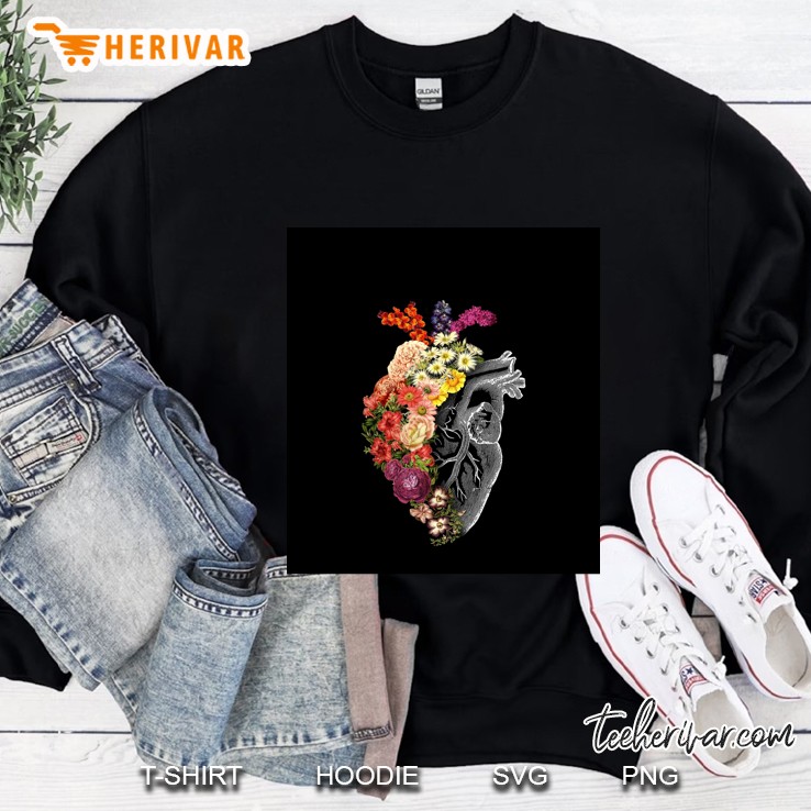 Flower Heart Spring Sleeveless Top Sweatshirt