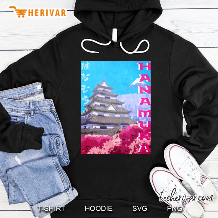 Hanamura Vintage Travel Poster Classic Hoodie