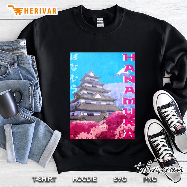 Hanamura Vintage Travel Poster Classic Sweatshirt