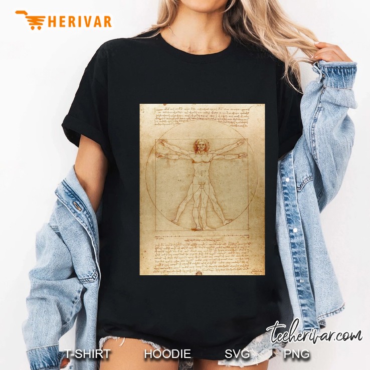 Leonardo Da Vinci&X27;S Vitruvian Man Classic Ladies Tee