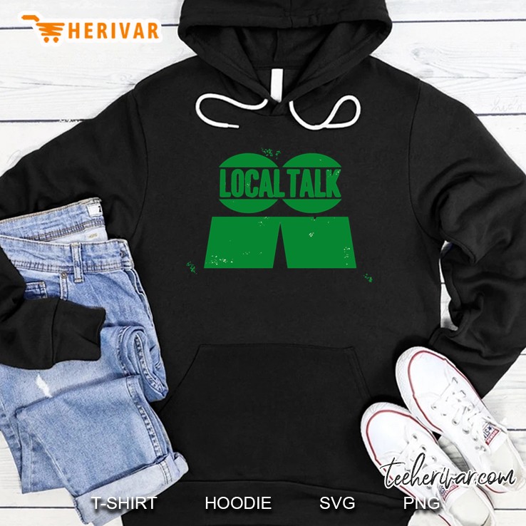 Local Talk Slim Fit Hoodie