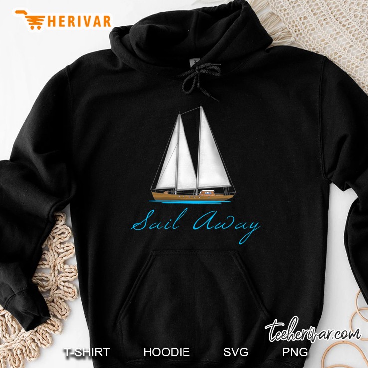 Nautical Sail Away Classic Hoodie