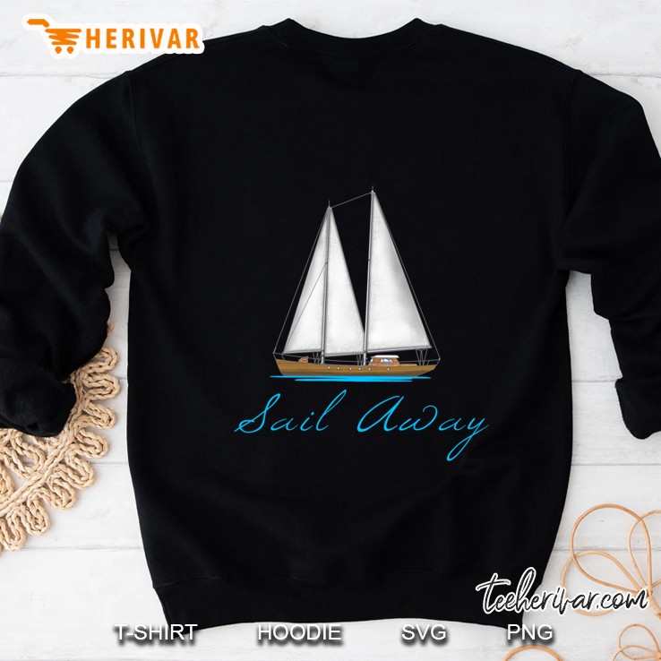 Nautical Sail Away Classic Sweatshirt