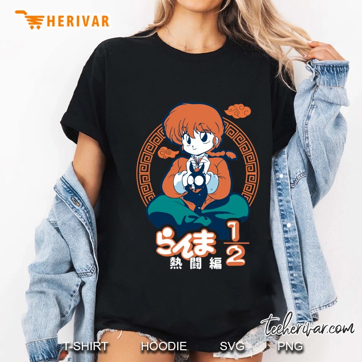 Ranma 12 Black Classic Ladies Tee