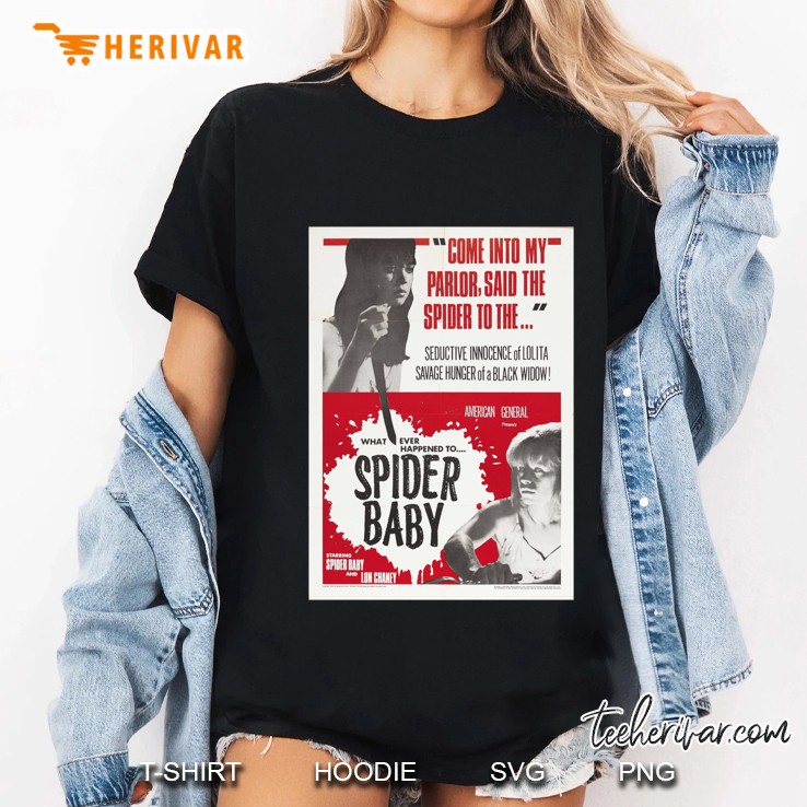 Spider Baby Poster Artwork Classic Ladies Tee