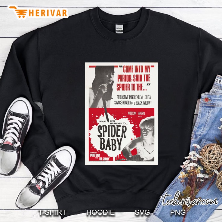 Spider Baby Poster Artwork Classic Sweatshirt