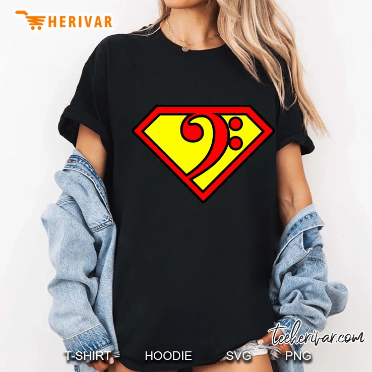 Superbassist - The Super Bass Clef Bassist Design Classic Ladies Tee