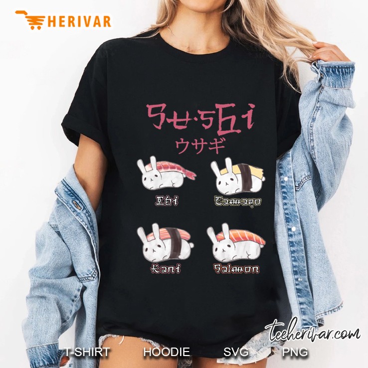 Sushi Bunny Slim Fit Ladies Tee