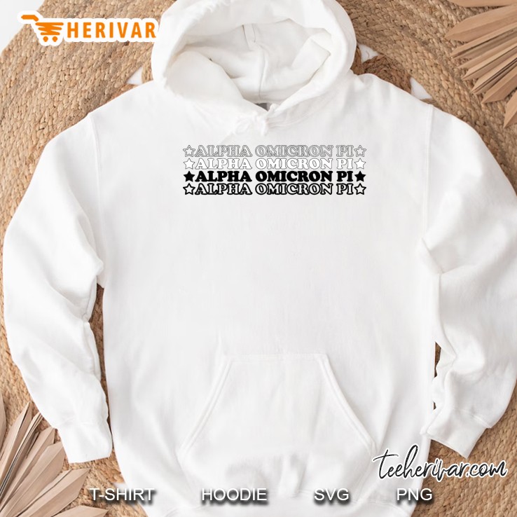 Aopi Stars And Letters Hoodie