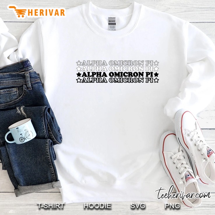 Aopi Stars And Letters Sweatshirt