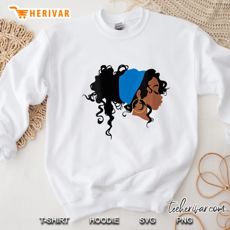 Womens African American Head Wrap Turban Scarf Natural Hair Shirt Sweatshirt