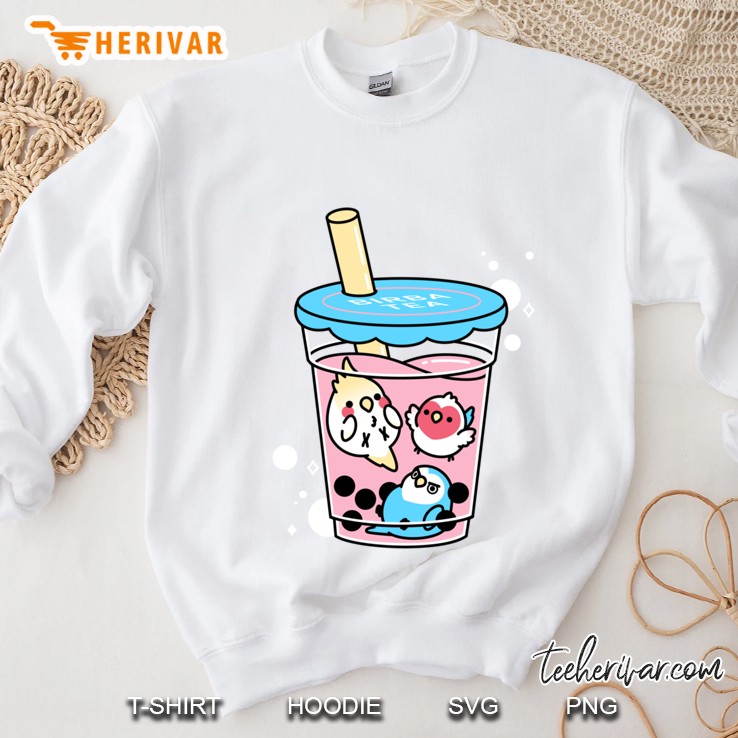 Bubble Boba Tea, Cody The Lovebird And Friends Classic Sweatshirt