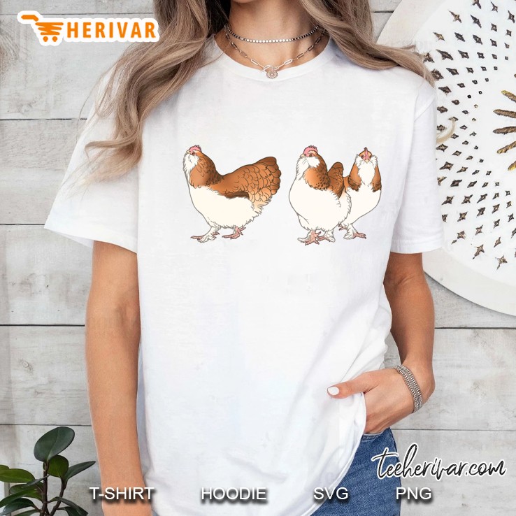 Three French Hens Slim Fit Ladies Tee