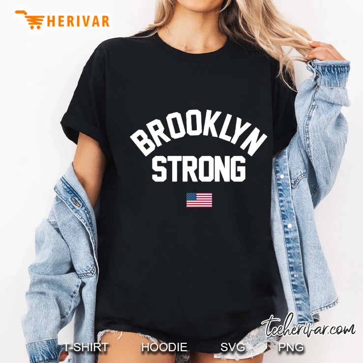 Brooklyn Strong American Flag Hoodie