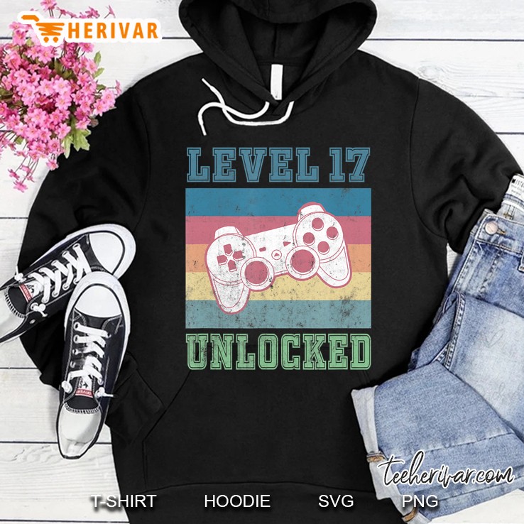 17Th Birthday Shirt Boys Son Gift 17 Year Old Daughter Girls Hoodie