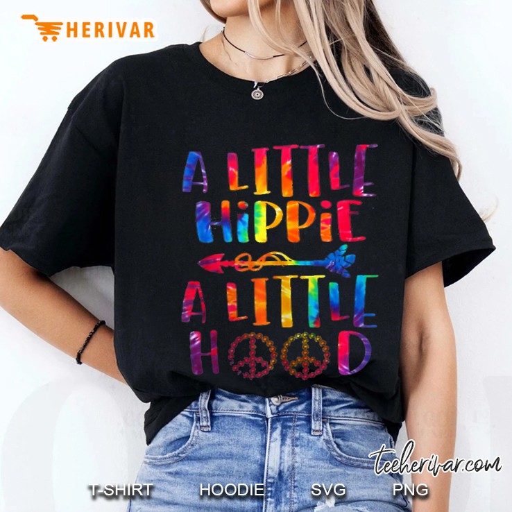 A Little Hippie A Little Hippie Hood Womens Ladies Tee