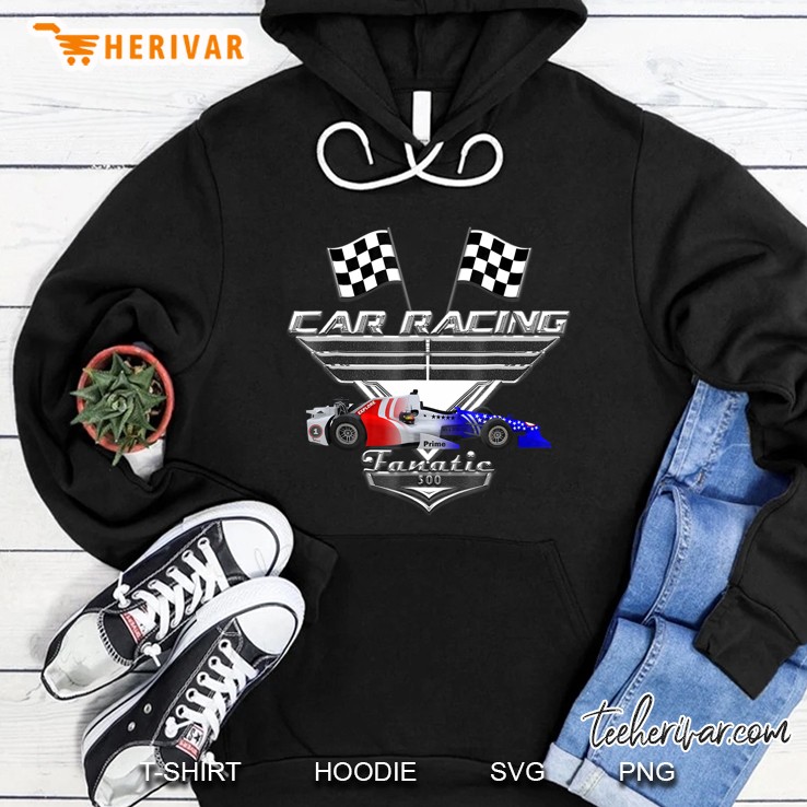 Car Racing Fanatic 500 Miles - American Car Edition Hoodie
