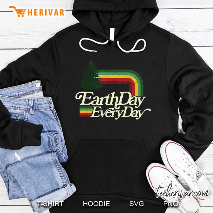 Cute Earth Day Everyday Retro Vintage Hoodie