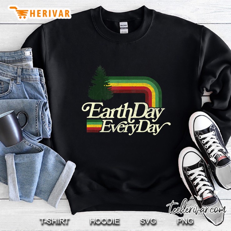 Cute Earth Day Everyday Retro Vintage Sweatshirt