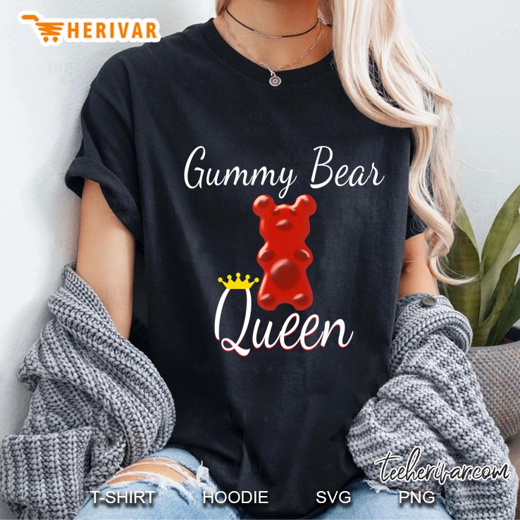 Gummy Bear Queen Funny Gummy Bear Ladies Tee