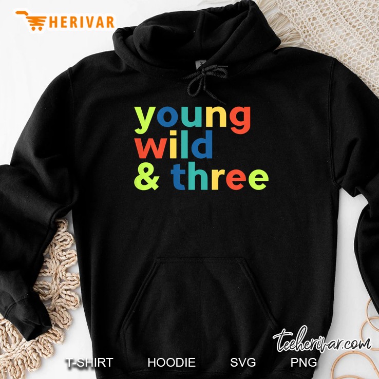 Kids 3Rd Birthday Shirt Boy - Funny Young Wild & Three Mugs