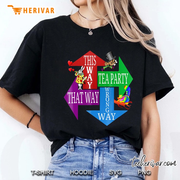 Madhatter Alice In Wonderland-Men Women Kids Ladies Tee