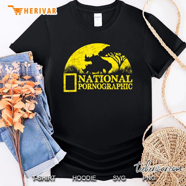 National Pornographic Funny Graphic Novelty Animal Shirt Shirt