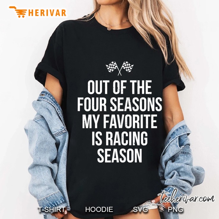 Racing Season Favorite Drag Stock Sprint Race Car Fan Gift Ladies Tee