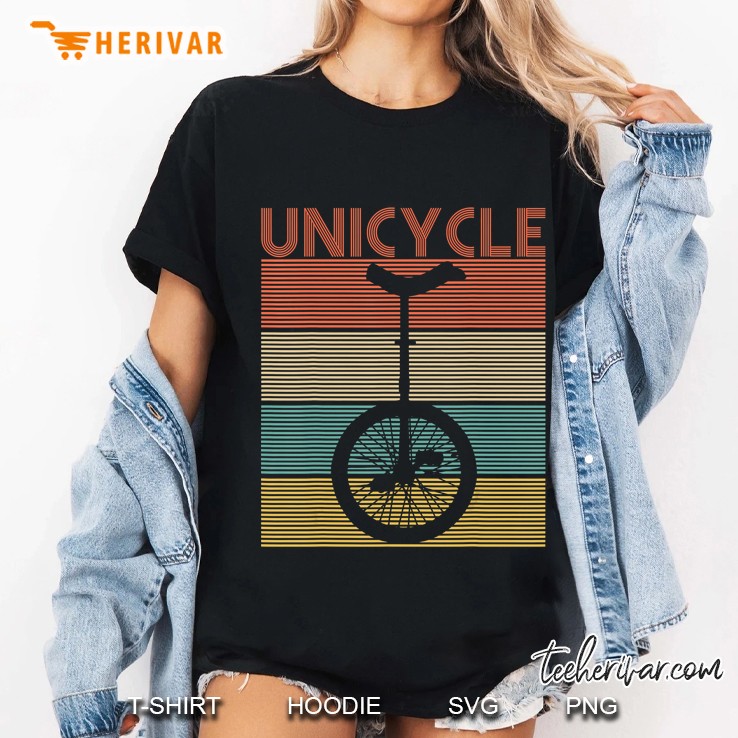 Retro Unicycle Ladies Tee