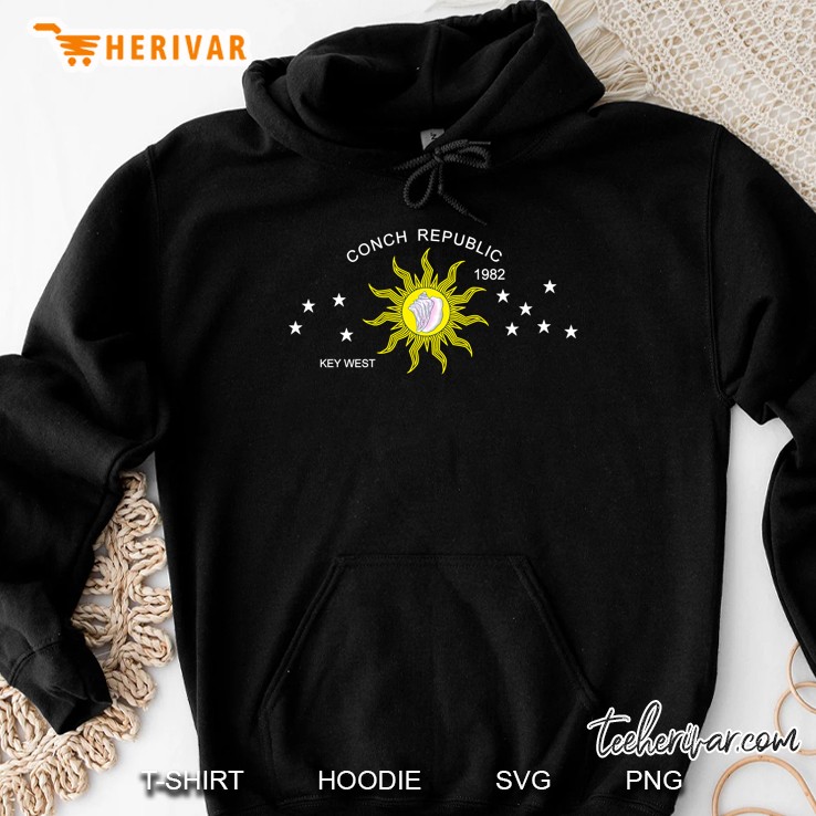 The Conch Republic Flag Of Key West Florida Hoodie