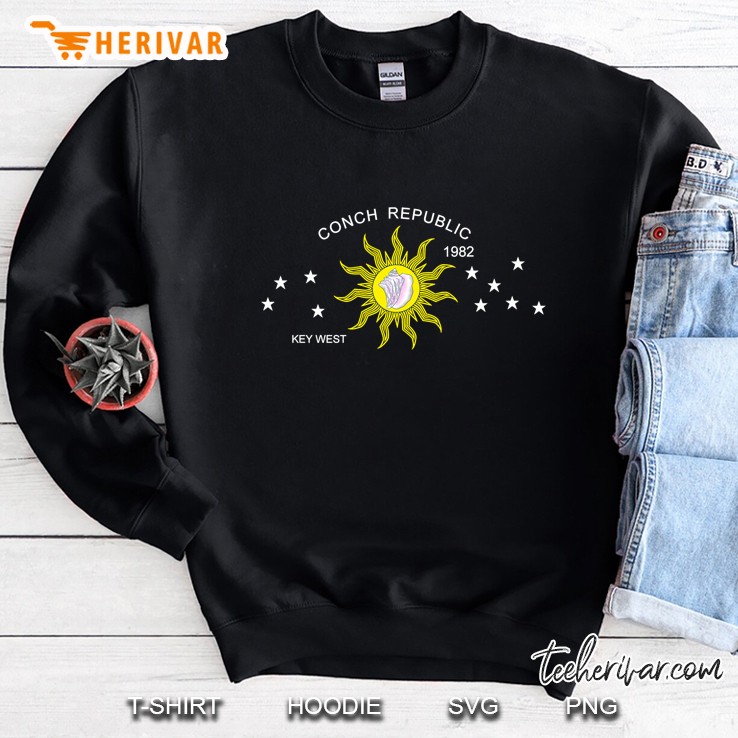 The Conch Republic Flag Of Key West Florida Sweatshirt